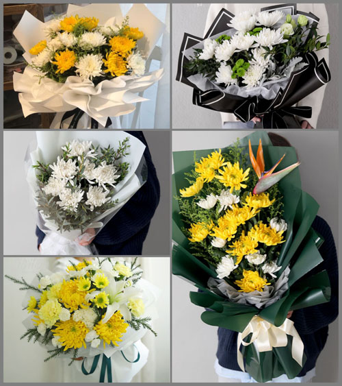 贵州六盘水六枝特区落别布依族彝族乡白事花束代送